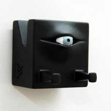 Antartidee - sleutelrekje - oog - zwart - Italiaans - Design - polystone