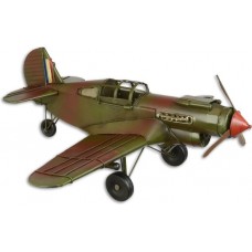 MadDeco - blikken - spitfire - groot - model - vliegtuig - WWII - 61 cm