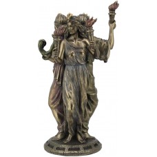 Maddeco - beeldje bronskleurig - Hekate godin der magie