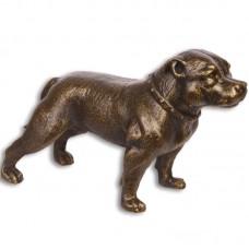 Staffordshire terrier - beeldje - gietijzer - 32.9x13x19.8cm