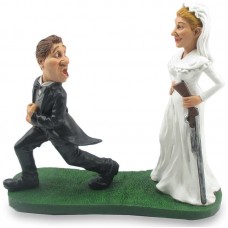 Trouw met me - funny wedding beeldje Warren Stratford 9002